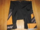 Zoot Ultra Shorts Triathlon Tri Size Men s Large Nylon Spandex Black Gray Orange