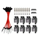 8x Oem Ignition Coils   Iridium Spark Plugs   Wires For Chevy Gmc 4 8l 5 3l 6 0l