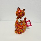 Pomme Pidou - The Original Floral Caramel Kitty Cat Ceramic Coin Bank