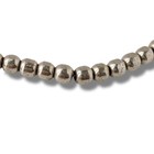 Vintage Mexican 925 Sterling Silver Bead Bracelet  18 1