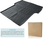 Truck Bed Mat Fit For Crew Cab Tpe All-weather Rubber Black Heavy Duty Cargo