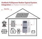 Outback Gs4048a-01 Radian Grid hybrid Inverter charger 4kw 48vdc 120 240vac 
