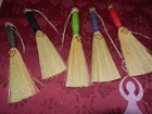 Hand Made 7   Besom Broom Witch Pagan Wicca Ritual Altar Colors 