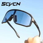 1pc Photochromic Cycling Sunglasses Uv400 Sports Bike Outdoor Eyewear - New