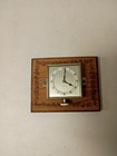 Waltham 8 Day Clock Automobile Car Clock  Square Beveled Glass Gorgeous Vintage