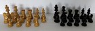 Lardy France Staunton Boxwood Wood Chess Set 32 Pieces Felted With Box Vintage