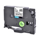 3pk Black On White Label Tape Tz-221 Tze-221 For Brother P-touch 0 35  X 26 2ft