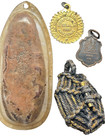 4 Pcs Ancient Thai Buddha Amulet Sacred Blessing Fortune Wealth Power Talisman