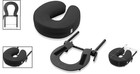 Adjustable Massage Table Face Cradle   Pillow -  3  Comfort Foam - Black