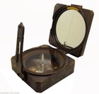 Marine Heavy Brass Compass Surveyor s Transit Nautical Brunton Compass