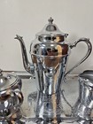 Vintage Cromwell Chromium Five Piece Tea Service
