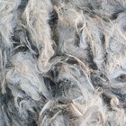 2 Lb Grey Raw Llama Wool Gray For Wet Felting  Needle Felting  Carding  spinning