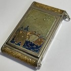 Vintage Girey    40s Wwii Usmc Marines Pacific Theatre Military Makeup Compact Ww2