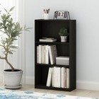 Basic 3-tier Bookcase   Bookshelf   Storage Shelves  Dark Espresso