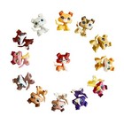 3pcs Littlest Pet Shop Toys Bobble Head Collie Dogs Girls Gen 3 Little Pets