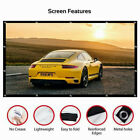 Portable Foldable Projector Screen 16 9 Hd Outdoor Home Cinema Theater 3d Movie