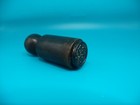 Vintage Larger Glass   Wood 3 Leaves Sealing Wax Seal Stamp
