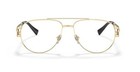 Versace Ve 1269 1002 Gold Metal Eyeglasses 57mm