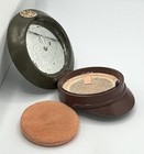 1940s Henriette Powder Compact Sweetheart Wwii Us Army Military Officers Hat