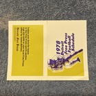 Pocket Schedule Nfl Ncaa 1978 Detroit Lions Detroit Free Press Uofm Msu Ntr Dame