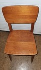 Vintage Wood Desk Table Sitting Chair  1516 Small