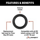Lippert 2023038024 Flow Max     Toilet Components Rv
