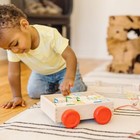 Melissa   Doug Classic Abc Wooden Block Cart Educational Toy