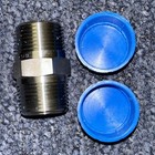 Superlok 3 4  X 3 4  Mnpt X Mnpt Hex Nipple  Swagelok Ref Ss-12-hn