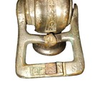Rare 7  Antique Akron Brass Fire Nozzle - 1920s Patent Applied For - 1 5  Inlet