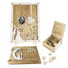 Wedding Guest Book Alternative  Personalized Rustic Drop Box Guest Sign Diy C   