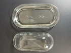 Princess House Heritage Butter Dish 1 4 Lb Covered Crystal Glass Etched Flowers