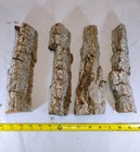 10  Cottonwood Bark Wood Carving 4pcs  B1