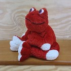 Vintage Dan Dee Toys Red Frog Plush