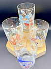 Mcdonalds 25th Anniversary Glasses Set Of 4 1980s Vintage Collector Cups