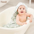 Baby Bath Towels  100  Muslin Cotton Hooded Baby Towels For Newborn  Infant A   