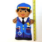 Melissa   Doug Jolly Jobs Police Officer Soft Hand Glove Puppet Washable