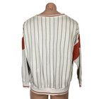 Vintage 80s Adidas International Red White 1948 Crewneck Trefoil Super Rare L