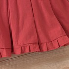 Infant Newborn Baby Girls Clothes Lace Patchwork Button Dress Skirt Outfit Set