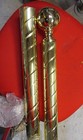 Carousel Brass Poles    Ball Top    2pc X 24  2  Diameter     Merry Go Round