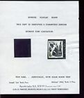 Ryukyu Islands Scott 102 Display Mihon Mint Stamp With Bush Cert    rare     2 
