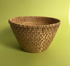 Vintage Round Wicker Weave Basket