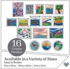 Gallery Glass Pattern Pack  16 Unique Scenery Designs  Island Desert Sunsets Etc