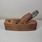 Vintage Antique Auburn Tool Co Coffin Plane Wood Plane 8  Long W  2  Iron