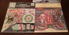 2 - 8  X 8  Christmas Themed Scrapbook Page Kits W  Paper  Stickers  Tag  Letter