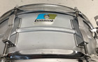 Ludwig 5 X 14  Acrolite Snare Drum With Blue Olive Badge   2047620