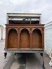 Brown Wood Freestanding Cabinet 4 Door Raised Panel 80in H X 80in W