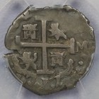 1717-l M Peru Real Cob Calico-398 - Pcgs Vf 35