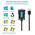 Usb 2 0 To Serial Adapter Usb Rs232 Cable Converter Db9 With Prolific Chip Go   