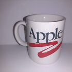 Vintage 1980 s Apple Computer Macintosh Coffee Mug Papel Rainbow Logo Cup