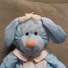 Vtg Fisher Price Puffalump Blue Puppy Dog 1986 Plush Stuffed Animal  551
